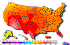 US Temperature Map, animated.